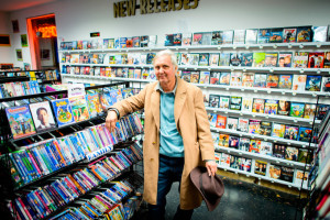 Don Flinn has owned Silver Screen Video for 25 years, and the store features over 10,000 DVD's for sale in addition to VHS tapes. (Michael Arellano/Emerald)